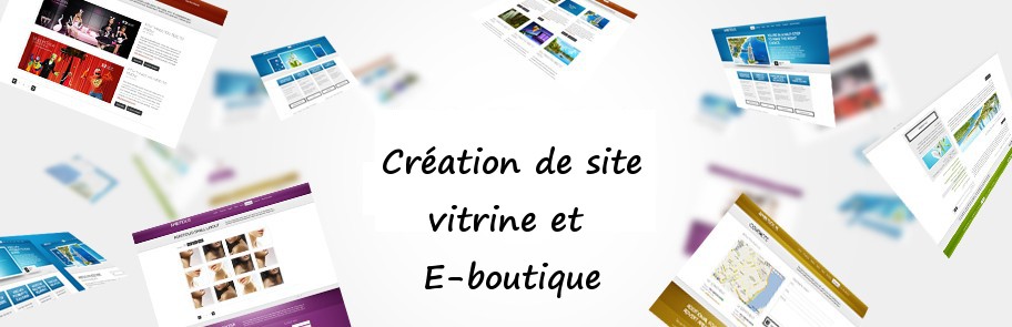 Création de sites vitrines et E-Commerce