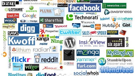 Slide Media social